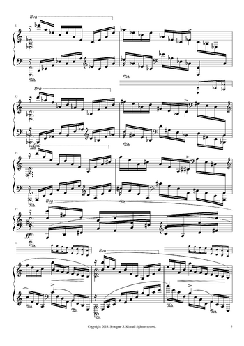 Leopold Godowsky - Studies on Chopin's Études - sheet music preview #4 of 9