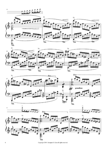 Leopold Godowsky - Studies on Chopin's Études - sheet music preview #5 of 9