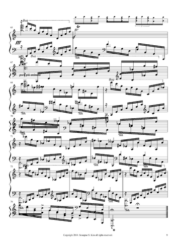 Leopold Godowsky - Studies on Chopin's Études - sheet music preview #8 of 9