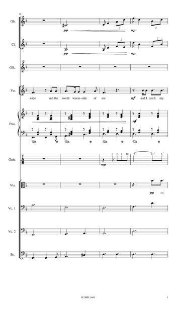 Dave Malloy - No One Else - sheet music preview #4 of 36