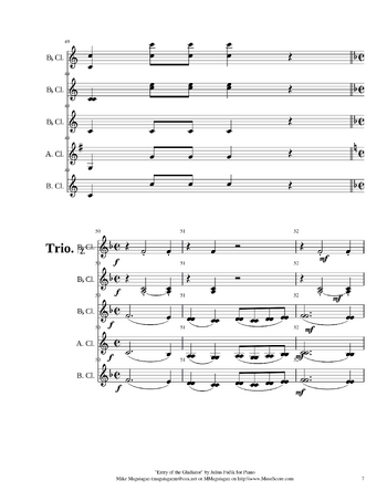 Julius Fučík - Einzug der Gladiatoren, Op.68 - sheet music preview #6 of 15