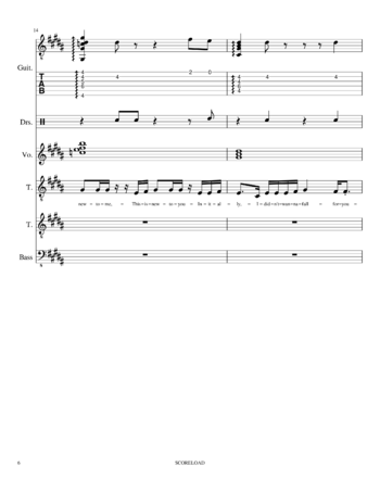 Khalid - location - sheet music preview #5 of 19