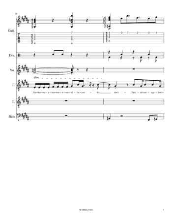 Khalid - location - sheet music preview #6 of 19