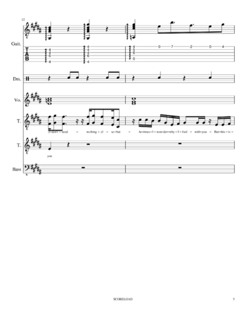 Khalid - location - sheet music preview #4 of 19
