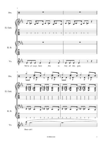 Maximum the Hormone - What's Up, People?! - sheet music preview #2 of 44