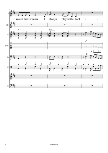 Living Colour - love rears its ugly head - sheet music preview #5 of 39