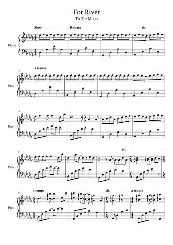 For River -  Johnny's Version - sheet music preview #0 of 2