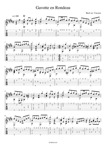 Johann Sebastian Bach - Violin Partita No.3 in E major, BWV 1006 - sheet music preview #0 of 5