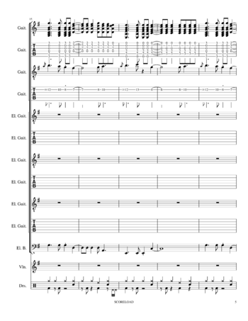 Takeharu Ishimoto - the price of freedom - sheet music preview #4 of 26