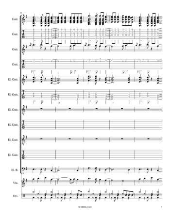 Takeharu Ishimoto - the price of freedom - sheet music preview #6 of 26