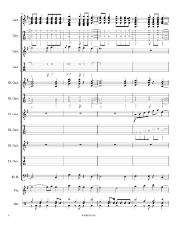 Takeharu Ishimoto - the price of freedom - sheet music preview #7 of 26