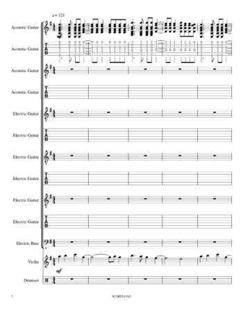 Takeharu Ishimoto - the price of freedom - sheet music preview #1 of 26
