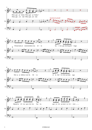 Vianney - je men vais - sheet music preview #1 of 3