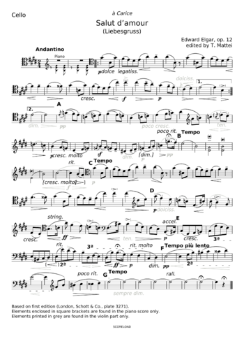 Edward Elgar - Salut d'amour, Op.12