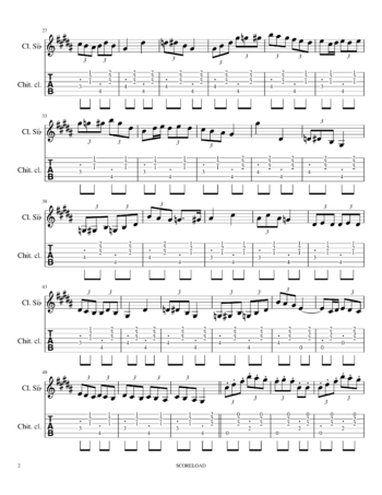 Misc Traditional - tarantella siciliana - sheet music preview #1 of 7