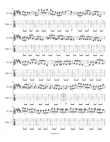 Misc Traditional - tarantella siciliana - sheet music preview #3 of 7