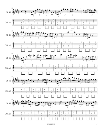 Misc Traditional - tarantella siciliana - sheet music preview #4 of 7
