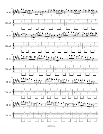 Misc Traditional - tarantella siciliana - sheet music preview #5 of 7