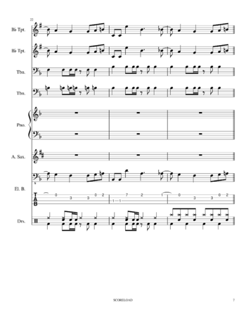 Toby Fox - Megalovania - sheet music preview #6 of 12