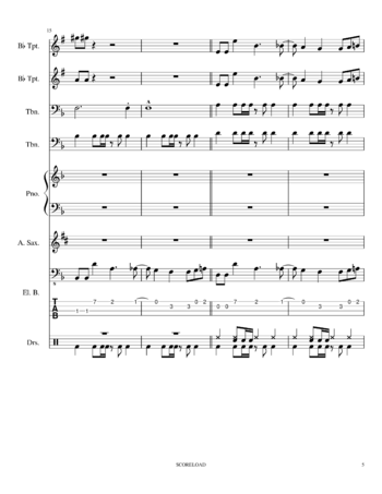 Toby Fox - Megalovania - sheet music preview #4 of 12