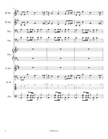 Toby Fox - Megalovania - sheet music preview #7 of 12