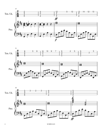 Johann Pachelbel - Canon and Gigue in D major, P.37 - sheet music preview #3 of 5