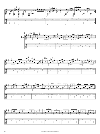 Fernando Sor - Introduction à l'étude de la guitare, Op.60 - sheet music preview #9 of 29