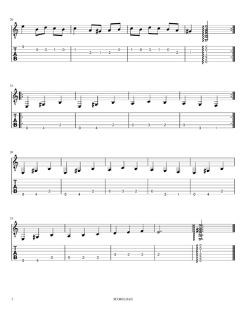 Ernesto Lecuona - malaguena - sheet music preview #1 of 2