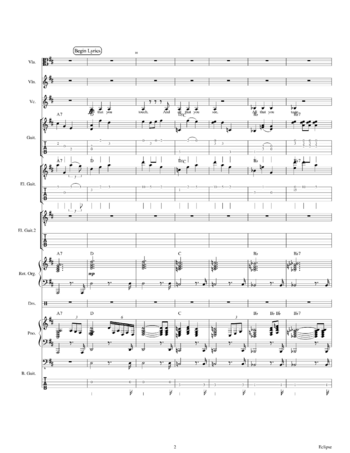 Pink Floyd - eclipse - sheet music preview #1 of 11
