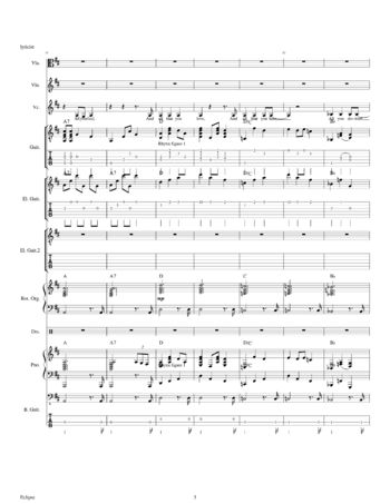 Pink Floyd - eclipse - sheet music preview #2 of 11