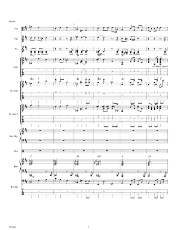 Pink Floyd - eclipse - sheet music preview #6 of 11