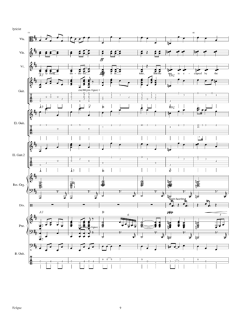Pink Floyd - eclipse - sheet music preview #8 of 11