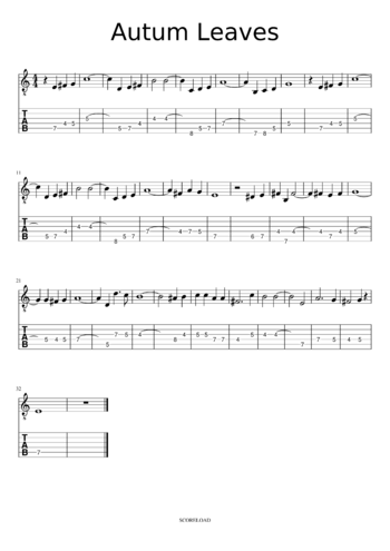 Chet Atkins - autumn leaves