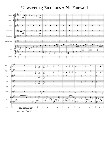 GlitchXCity - Unwavering Emotions - sheet music preview #0 of 5