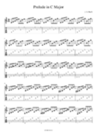 Johann Sebastian Bach - Prelude and Fugue in C Major, BWV 846 small preview