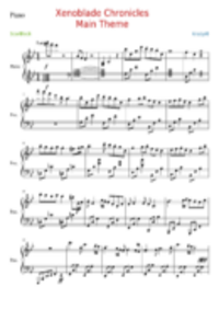 Xenoblade Chronicles Main Theme (Piano Solo) small preview