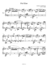 Ludwig van Beethoven — Für Elise small preview