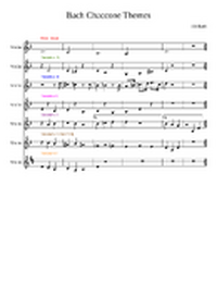 Johann Bernhard Bach - Chaconne in B-flat major small preview