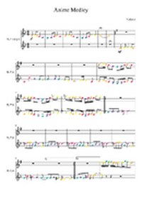 Anime Medley (Fairy Tail, Senbonzakura, Crimson Bow and Arrow, Kizuna) small preview