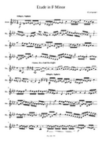Etude in F Minor small preview