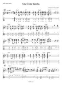Antônio Carlos Jobim - Newton Mendonça - One Note Samba (Samba de Uma Nota Só) small preview