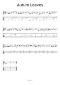 Joseph Kosma - Autumn Leaves (Arr. Chet Atkins) small preview