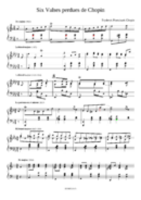 Frédéric Chopin - Six Valses perdues small preview